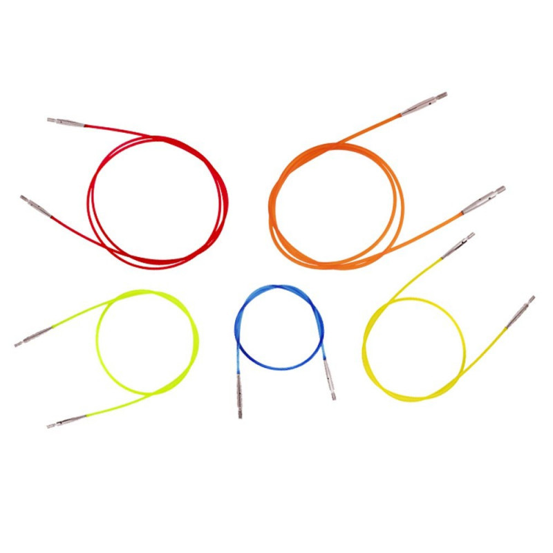 CABLE COULEUR 56 CM. POUR AIG. CIRC. (LG. TOT. 80 CM.)